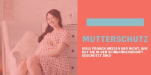 Mutterschutz Schwangere Frau hält sich den Bauch